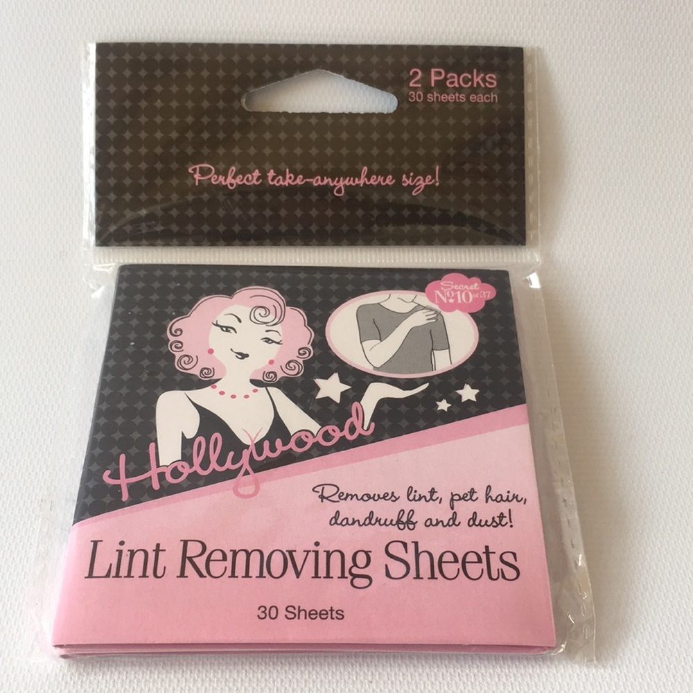 Lint Removing Sheets, Hollywood Fashion Secrets